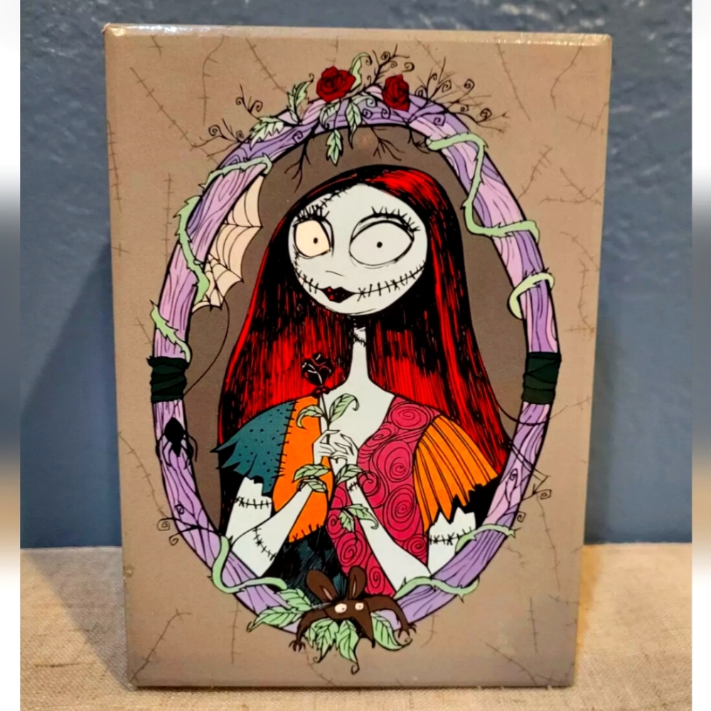 Vintage Nightmare Before Christmas Kreisler Musical Jewelry Box w/ Sally & Jack